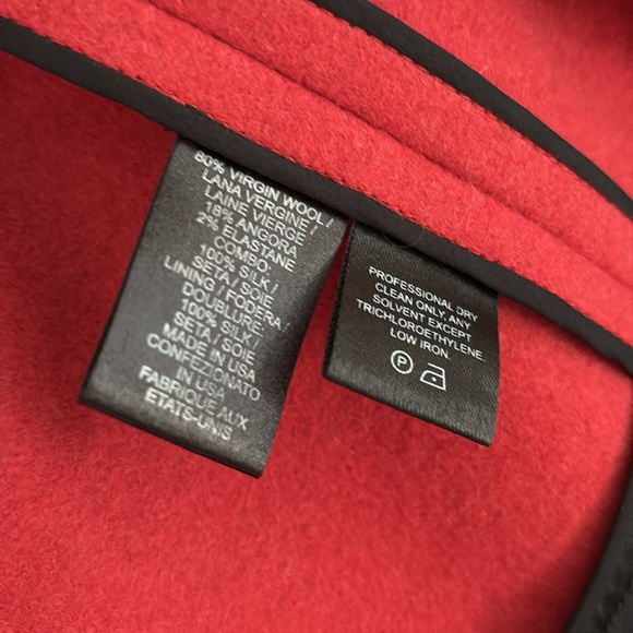 Narciso Rodriguez Red Wool Jacket - Picture 4 of 6